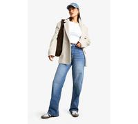 Boohoo Tall Basic Straight Leg Jean In Light Wash light wash 6/36L