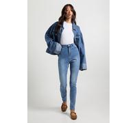 Boohoo Tall Basics High Waist Skinny Jean In Mid Wash mid wash 8