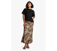 Boohoo Tall Leopard Satin Midaxi Skirt In Animal animal 8