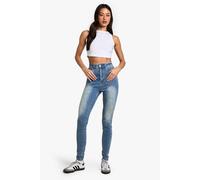 Boohoo The Tall High Waist Skinny Jean In Vintage Wash vintage wash 8/34L