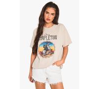 boohoo Women's Chris Stapleton License Oversized Printed T-Shirt in Stone | Size: XL