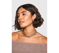 boohoo Women's Chunky Chain Necklace in Gold