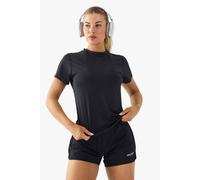 boohoo Women's Dsgn Studio Sports Loose Fit Run T-Shirt in Black | Size: XS