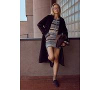 boohoo Women's Fluffy Knit Textured Mini Skirt | Size: Medium