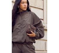 boohoo Women's Hardware Buckle Detail Shoulder Bag in Olive