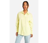 boohoo Women's Lemon Oversized Shirt & Matching Hair Scrunchie Set | Size: 12