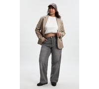 Boohoo Plus Basic Straight Leg Jean In Light Grey light grey 28/30L