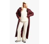 boohoo Women's Soft Knit Thick Rib Crew Neck Oversized Jumper & Knitted Trouser Set in Ecru | Size: Large