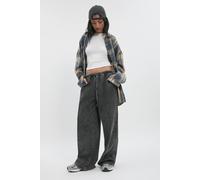 boohoo Women's Supersoft Elasticated Waistband Jean in Grey | Size: 8