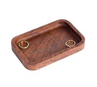 Booinxaa 5 Years Anniversary Wood Tray Gifts for Him/Her, Wooden Engraved Ring Dish, Wood Trinket Dish Gift for Wedding Anniversary Birthday Valentines Day Gifts for Husband Wife. 5.5x3.5 Inch