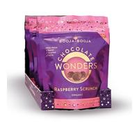 Booja - Booja, Raspberry Scrunch Vegan Chocolate Wonders | Bite-sized Bubbles of Chocolate Bliss, 8 x 65g