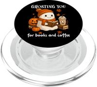 Boojee Ghosting You for Coffee and Books Fall Ghost Reading PopSockets PopGrip for MagSafe