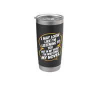 Book Author Writer, But in My Head I'm Writing My Novel Stainless Steel Insulated Tumbler