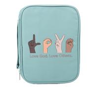 Book & Bible Cover Love God Love Others Large - Protect Your Bible in a Sturdy and Stylish Way, Created to Withstand Daily Wear and Tear