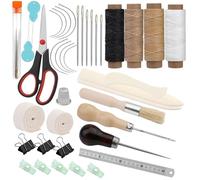 Book Binding Kits 41 Pcs Bookbinding Tools Set 3 Bone Folder Paper Creaser Folding Tool Book Binding Starter Kit for