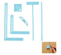 Book Binding Kits, 6 Pcs Bookbinding Kit Tools, Book Binding Ruler Set for Making Notebook, Journal, Calendar, Scrapbooking, Junk Journal by Hand