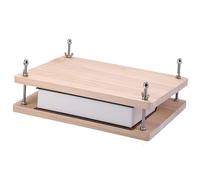 Book Binding Press, Wooden Bookbinding Kit, Manual Supplies For Students, Teachers, And Handicraft Enthusiasts, 5.43 Inches Book Repair And Creation Tools