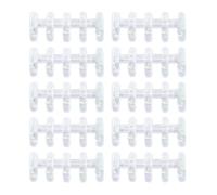 Book Binding Ring 5 Rings Binding Strips 5 Holes Translucent Notebooks Combs Split Ring Stationery Supplies Binding Wire Strips 5 Hole Book Binding Ring for Notebook Photo Album