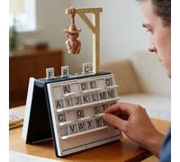 Book Board Games, 3d Printed Magnetic Chess Set, Vocabulary Words Spelling Challenge Board Games, Book Design, 16x13x4cm, For Adults Women Men Home Travel Holiday Party Friends Gathering