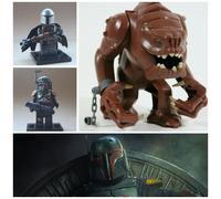 Book Boba Fett Mandalorian Rancor Mini Action Figures Toy Fit Lego