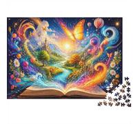 Book Butterfly Landscape Jigsaw Puzzle, 1000 Pcs For Adults