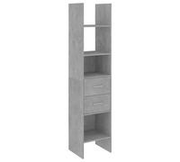vidaXL Book Cabinet Sonoma Oak Engineered Wood Bookcase Storage Shelf Rack
