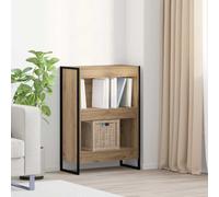 Book cabinet Artisan oak 60 x 30 x 86.5 cm Engineered wood 3-shelf IndustrialXL
