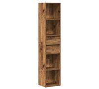Book Cabinet Bedroom Bookcase Book Rack Standing Shelf Engineered Wood vidaXL