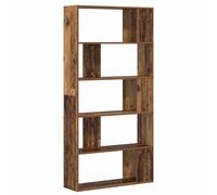 vidaXL Book Cabinet Old Wood 80 x 24 x 159 cm Engineered Wood