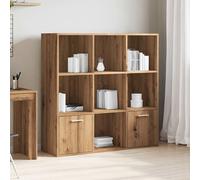 vidaXL Book Cabinet Artisan Oak 98x29x97.5 cm Engineered Wood