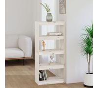 Book Cabinet Bookshelf Bookcase Storage Rack Book Stand Solid Pinewood VidaXL