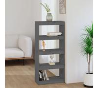 Book Cabinet Bookshelf Bookcase Storage Rack Book Stand Solid Pinewood VidaXL