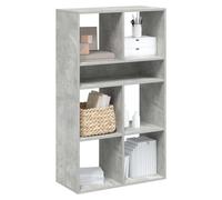 Book Cabinet 66 x 31 x 112 cm Concrete Grey Engineered Wood