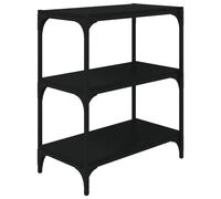 Book Cabinet Engineered Wood and Steel Media Rack Multi Colours/Sizes vidaXL