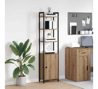 Book Cabinet Engineered Wood Bookcase Storage Indoor Bookshelves Office vidaXL