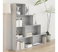 Book Cabinet Grey Sonoma 155x24x160 cm Berkfield Home Grey One Size