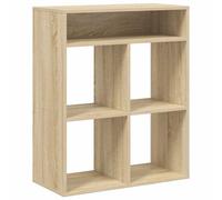 vidaXL Book Cabinet Grey Sonoma 66x31x80 cm Engineered Wood storage cabinet