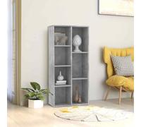Vidaxl Book Cabinet Concrete Grey 50X25X106 Cm Engineered Wood, Grey