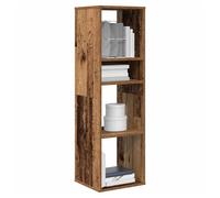 Book cabinet Old Wood 34x31x112cm Engineered Wood Slim Display Storage ShelfUnit