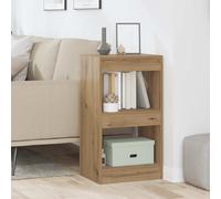 vidaXL Book Cabinet/Room Divider Artisan Oak 40x30x72 cm