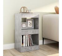 vidaXL Book Cabinet/Room Divider Concrete Grey 40x30x72 cm