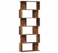 vidaXL Book Cabinet Old Wood 80x24x192 cm Engineered Wood bookcase
