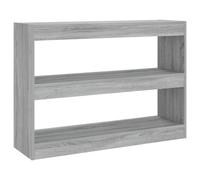 Book Cabinet/Room Divider Grey Sonoma Bookcase File Storage Cabinet vidaXL