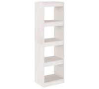 Book Cabinet/Room Divider Storage Book Rack Bookshelf Solid Wood Pine vidaXL