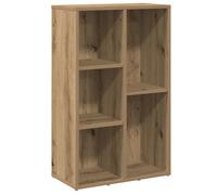 vidaXL Book Cabinet Artisan Oak 50x25x80 cm Engineered Wood bookcase