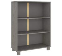 (light grey) vidaXL Book Cabinet Solid Wood Pine Storage Cabinet Furniture Multi Colours