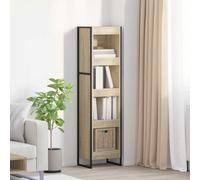 Book Cabinet Sonoma Indoor Use 40 x 30 x 155 cm Brown Engineered Wood
