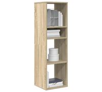 Book cabinet Sonoma oak 34x31x112 cm Engineered wood Slim Display Storage Shelf