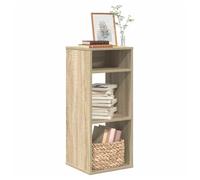 Book cabinet Sonoma Oak 34x31x80 cm Engineered Wood Slim Storage Shelf for Home
