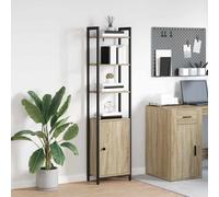 Book Cabinet Sonoma Oak 40 x 24 x 161 cm Brown Engineered Wood